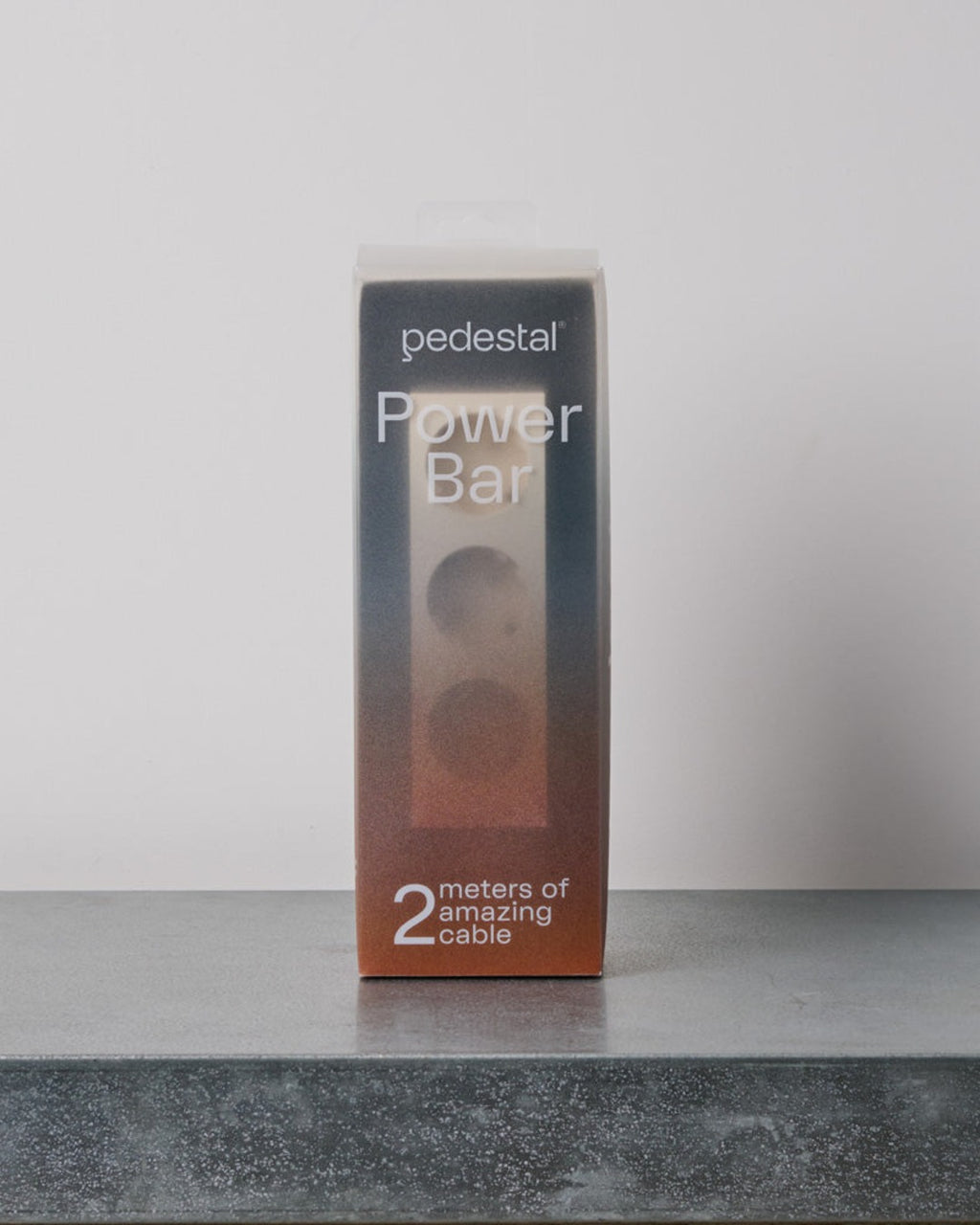 Pedestal - 2M power strip - Pearl