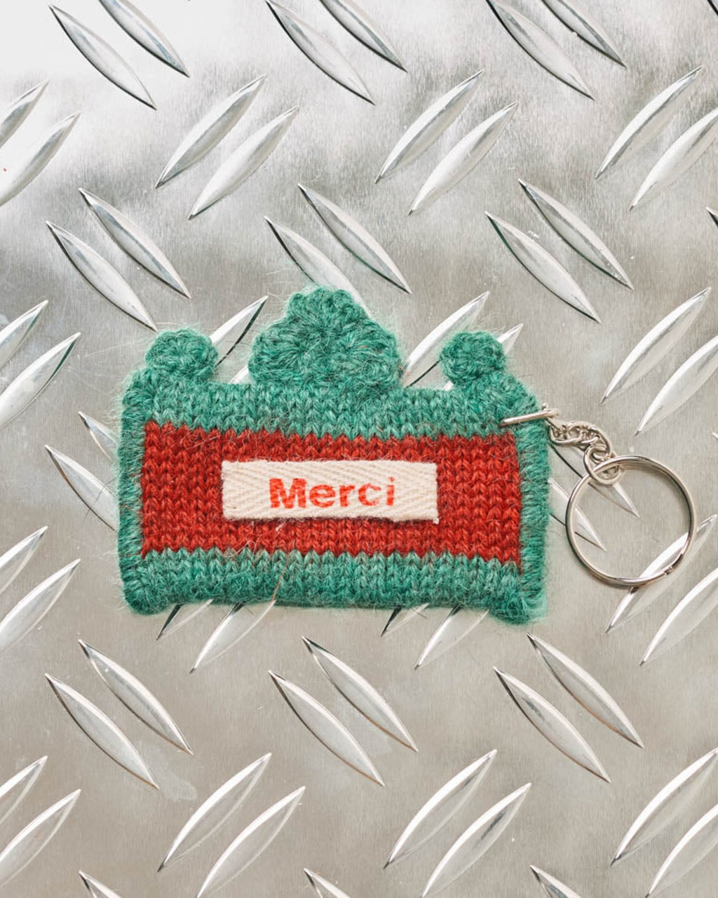 Merci - knitted key ring - Metro