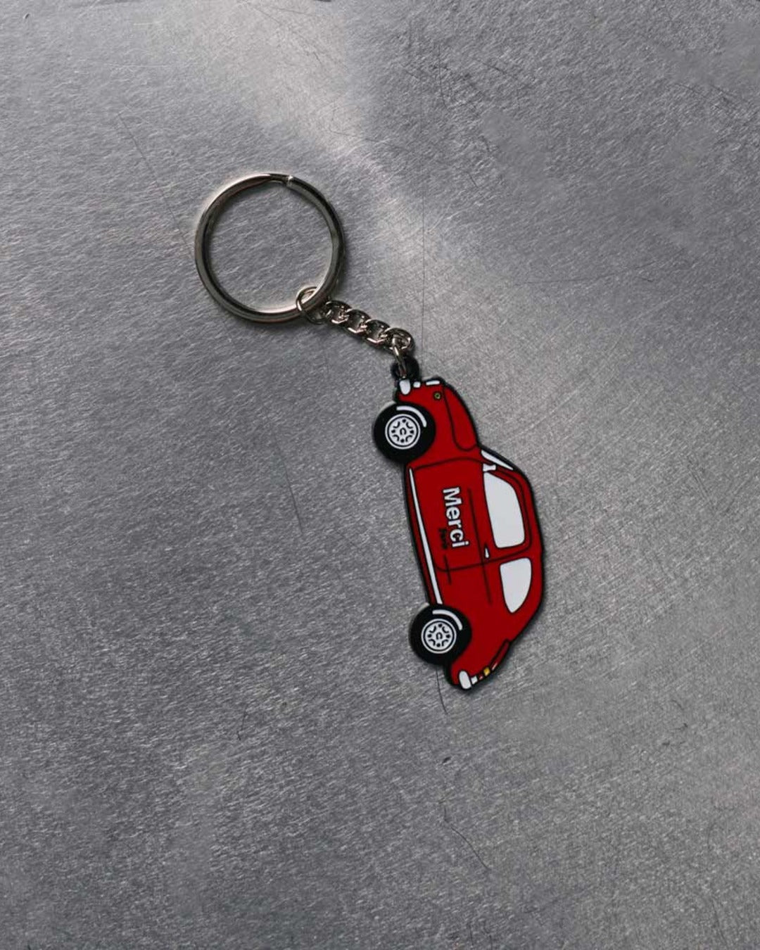Merci - Porte Clé Fiat 500