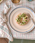 Merci - Washed linen napkin - Office - Pink & Green
