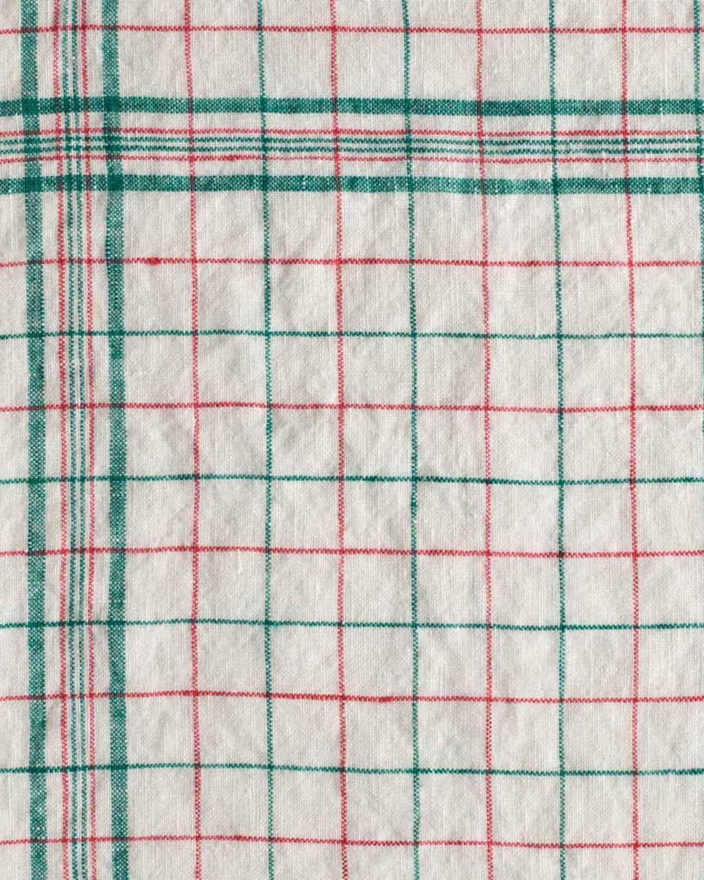 Merci - Washed linen napkin - Office - Pink & Green