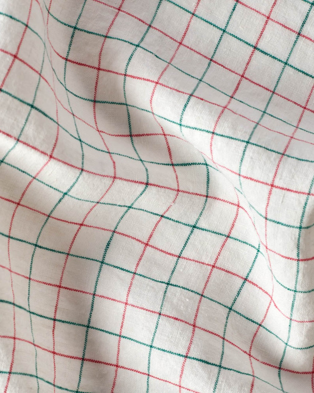 Merci - Washed linen napkin - Office - Pink & Green