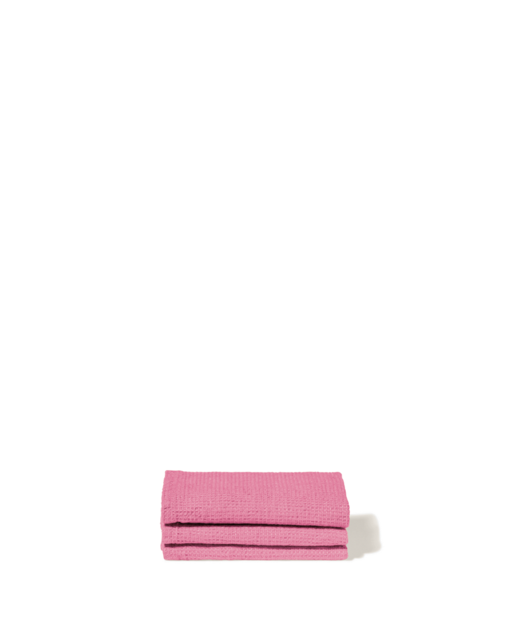 Merci - Linen guest towel - Honeycomb - Garance Pink