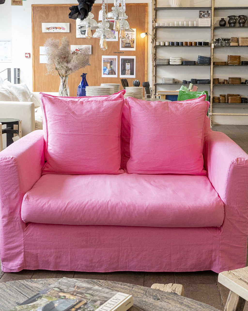 Merci - Sofa cover - Garance Pink