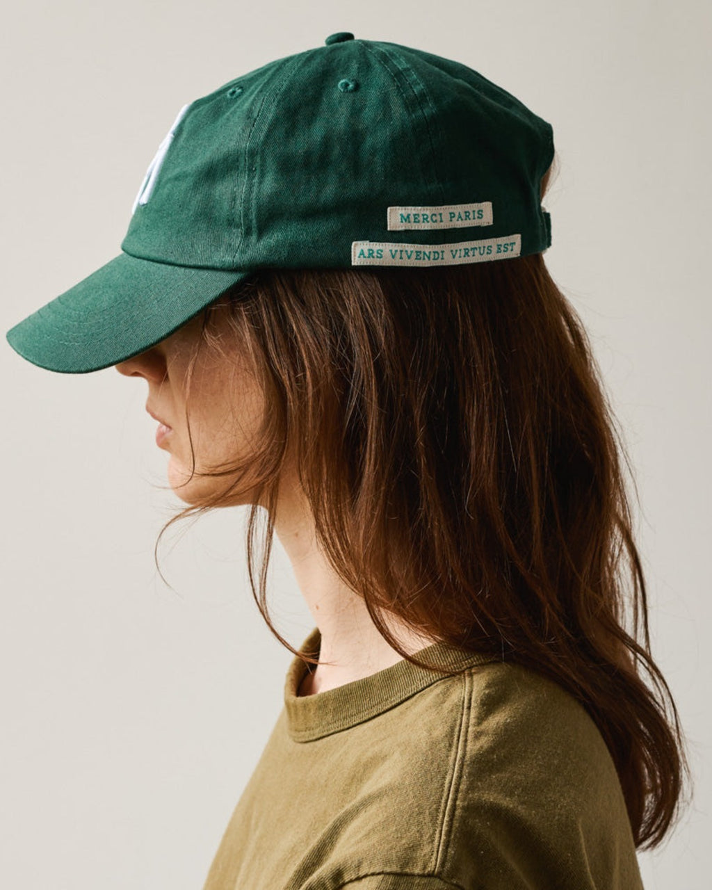 Merci - Casquette Mp - Vert & Blanc