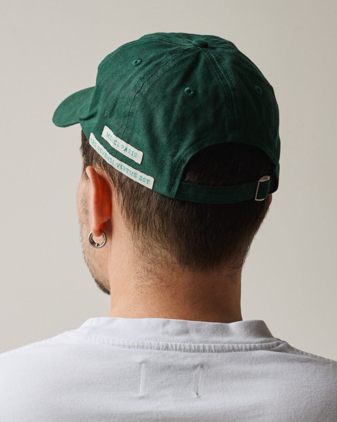 Merci - Casquette Mp - Vert & Blanc