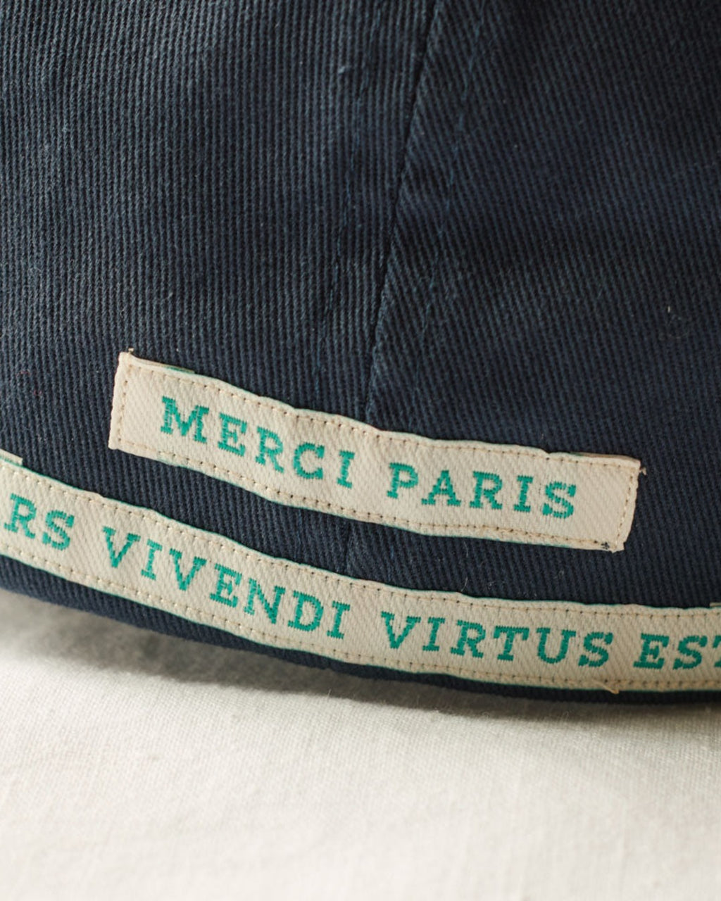 Merci - Casquette Mp - Marine & Blanc