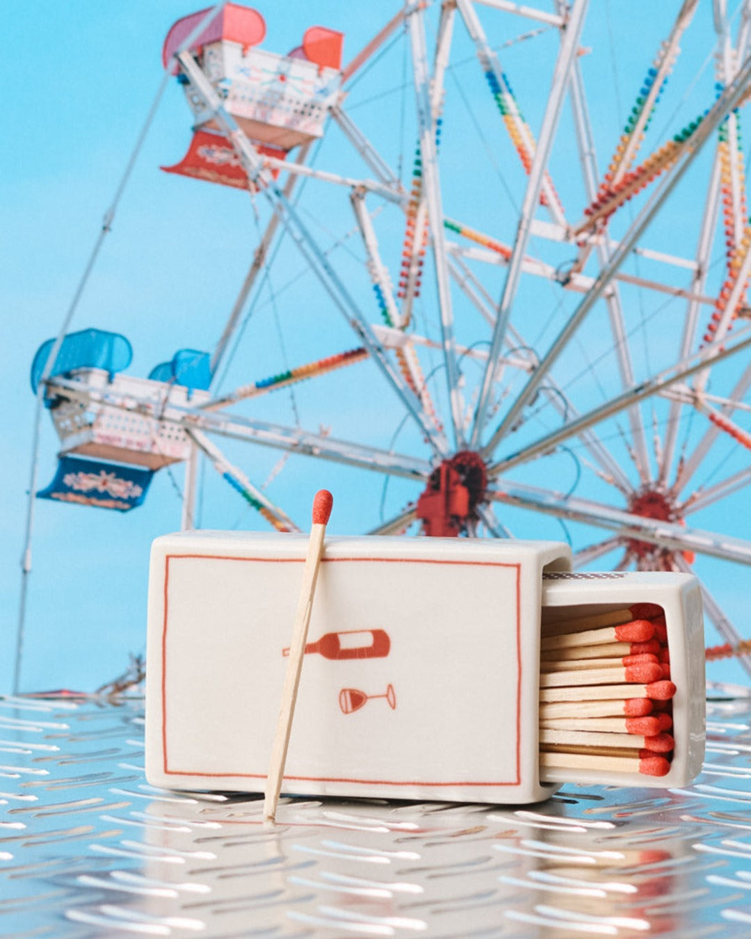 Ini Ceramique - Ceramic Matchbox - Wine