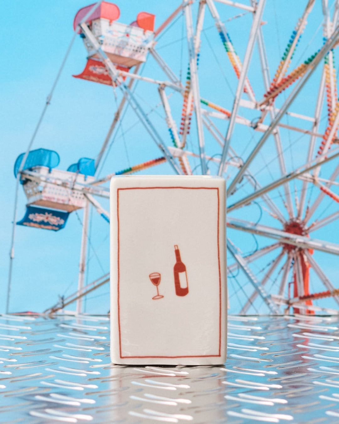 Ini Ceramique - Ceramic Matchbox - Wine