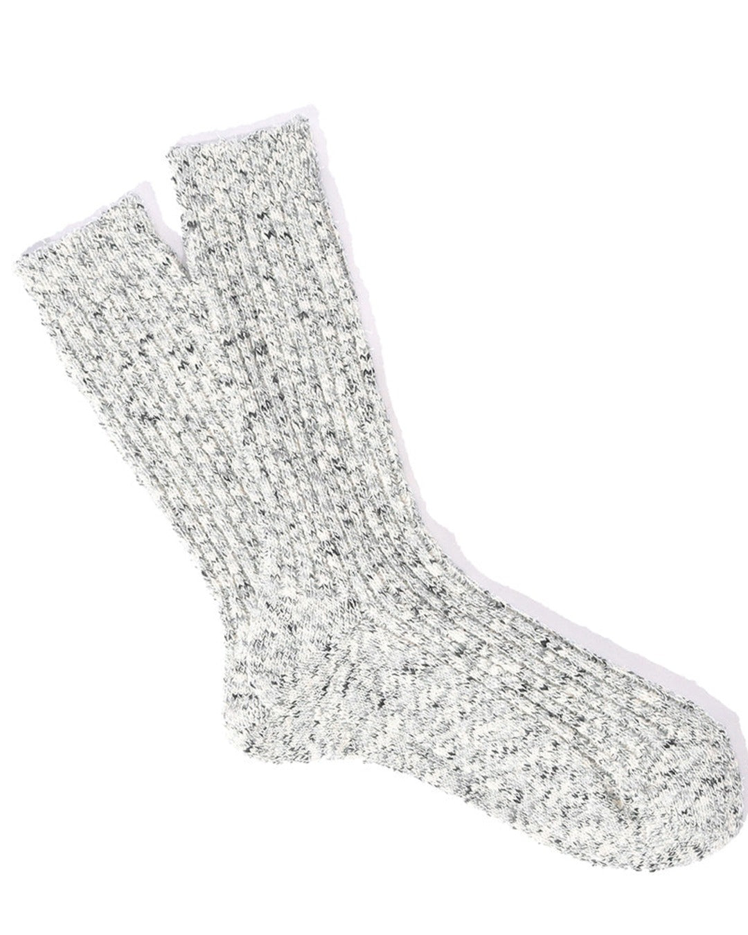 Anonymous Ism - Chaussettes Homespan Art Yarn Crew - Gris 80
