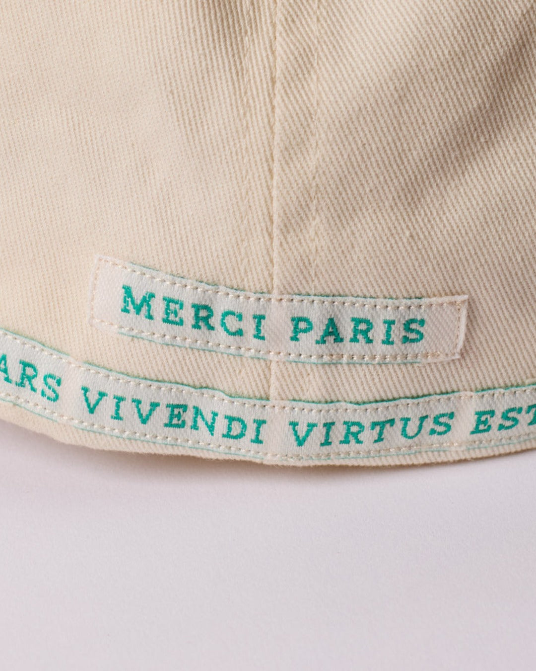 Merci - Casquette Mp - Ecru & Marine