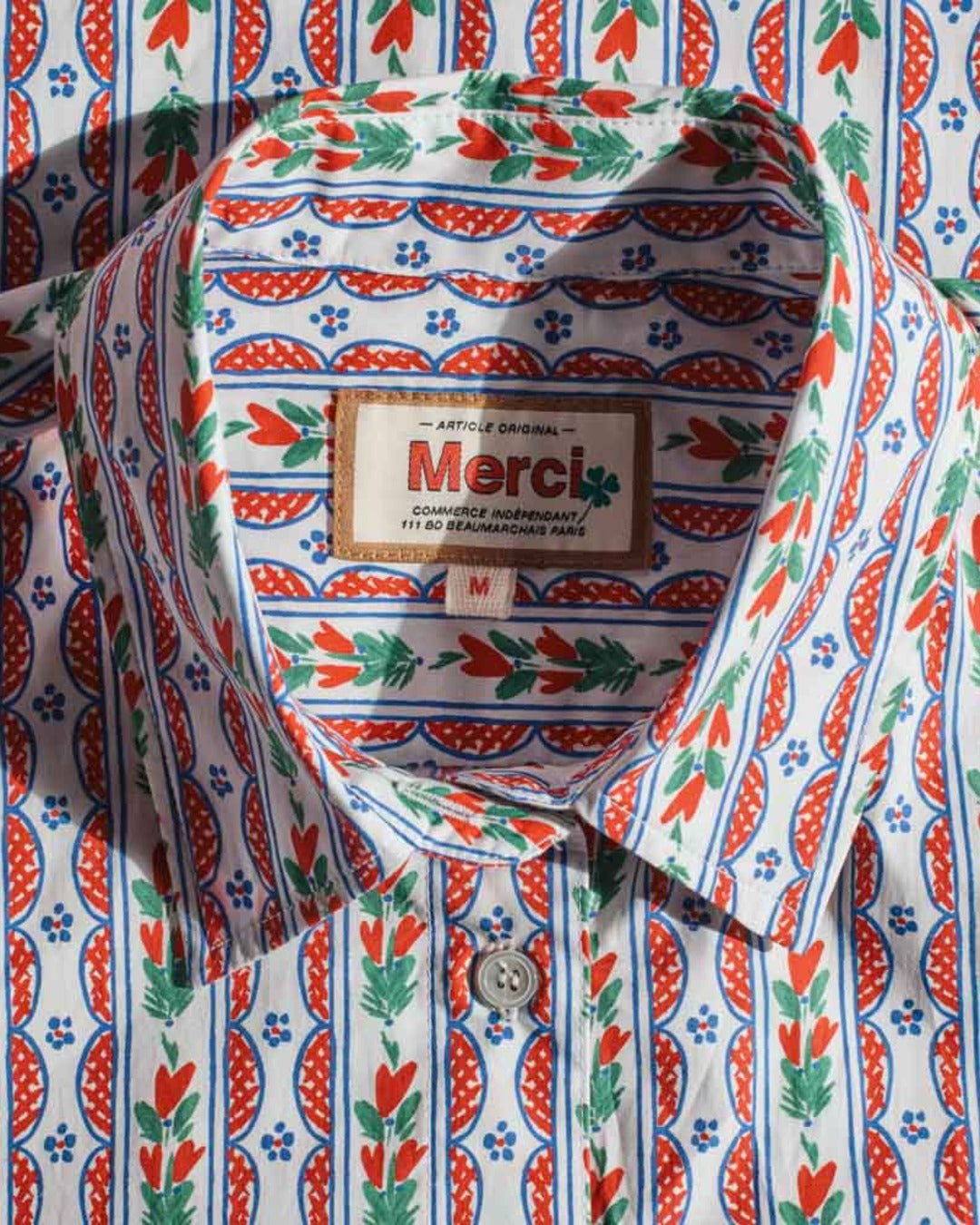 Amour Breton x Merci - Chemise - Rouge