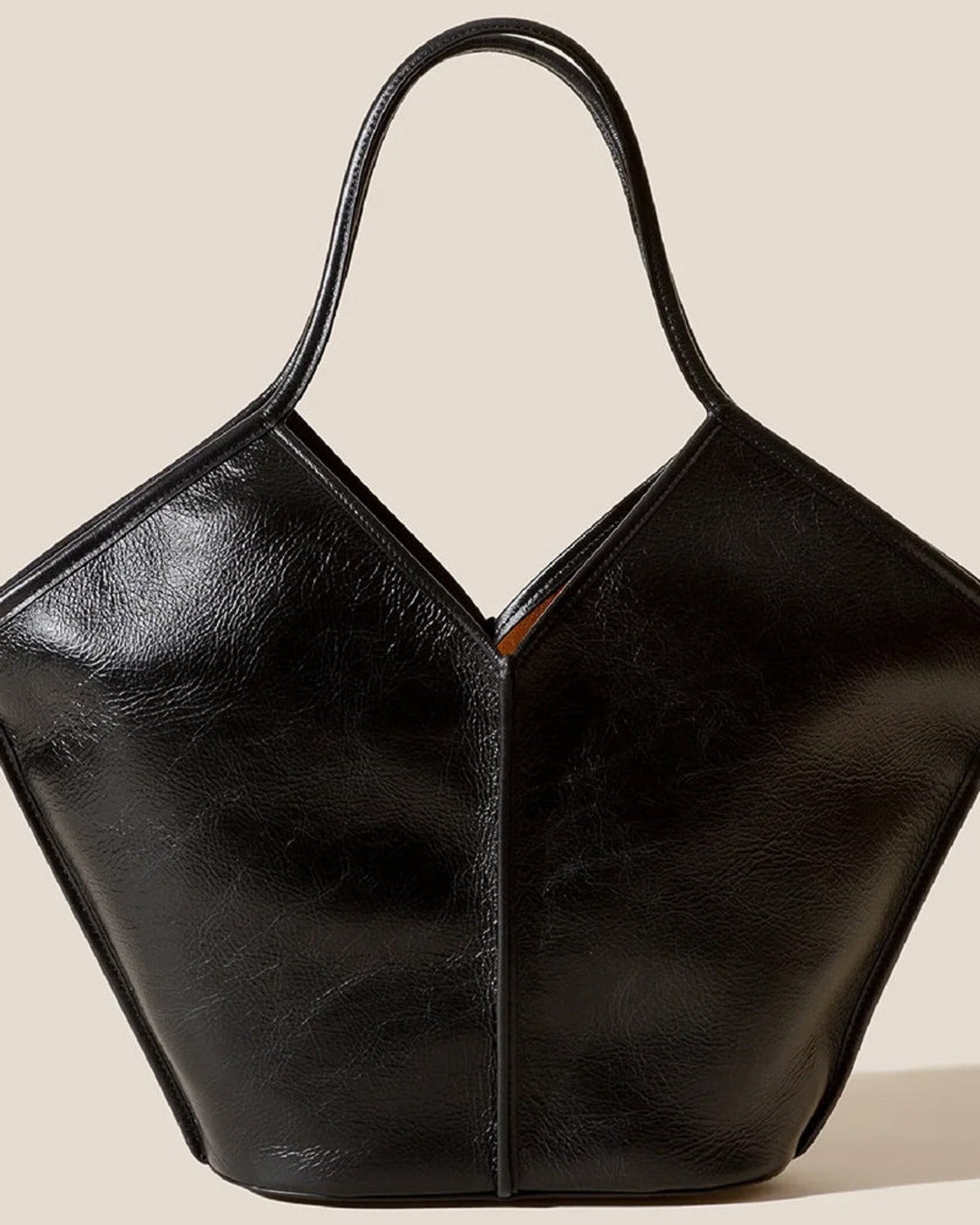 Hereu - Sac Callela Distressed En Cuir - Noir