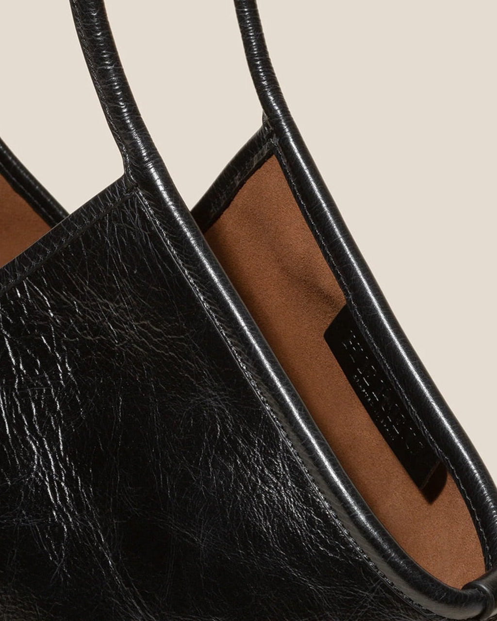 Hereu - Sac Callela Distressed En Cuir - Noir