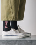 Merci - Chaussettes Scrappy - Noir