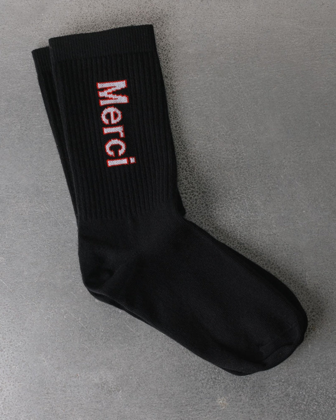 Merci - Chaussettes Scrappy - Noir