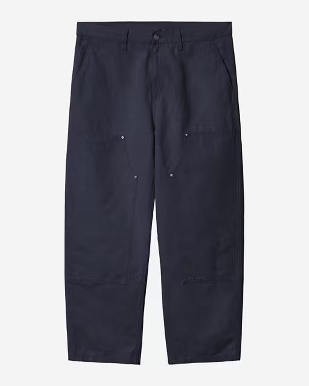 Carhartt WIP - Pantalon Walter Double Knee - Navy Garment Dyed