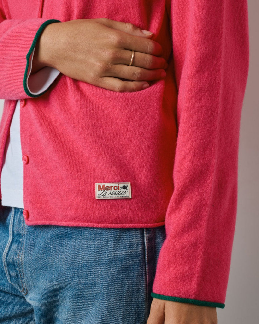 Merci - Iris Waistcoat - Pink