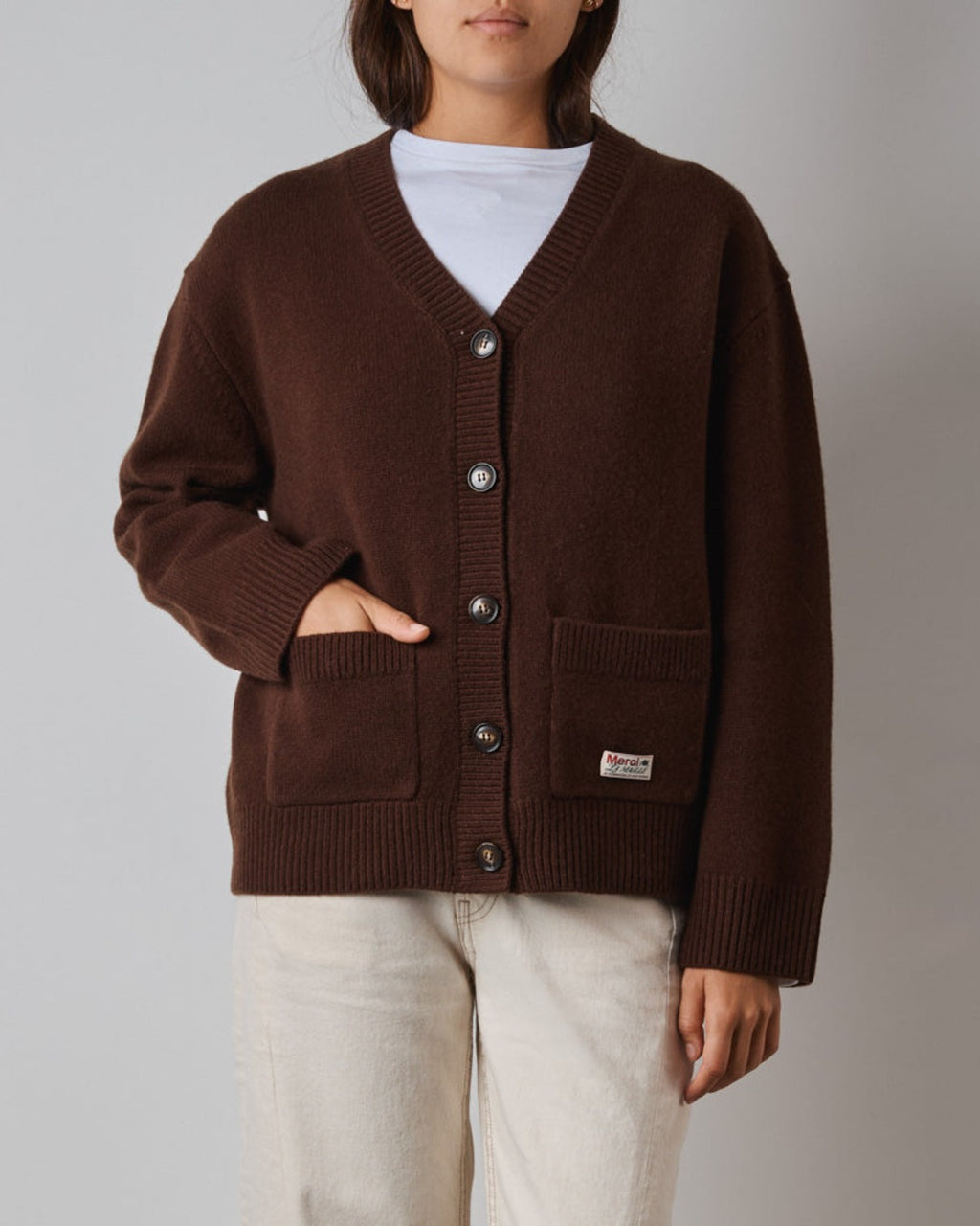 Merci - Juliette Cardigan - Brown