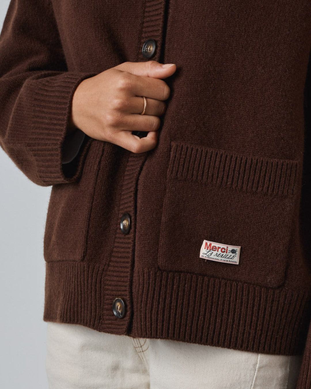 Merci - Juliette Cardigan - Brown