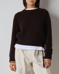 Merci - Charlotte sweater - Dark Brown