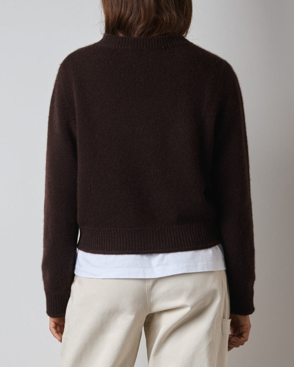 Merci - Charlotte sweater - Dark Brown