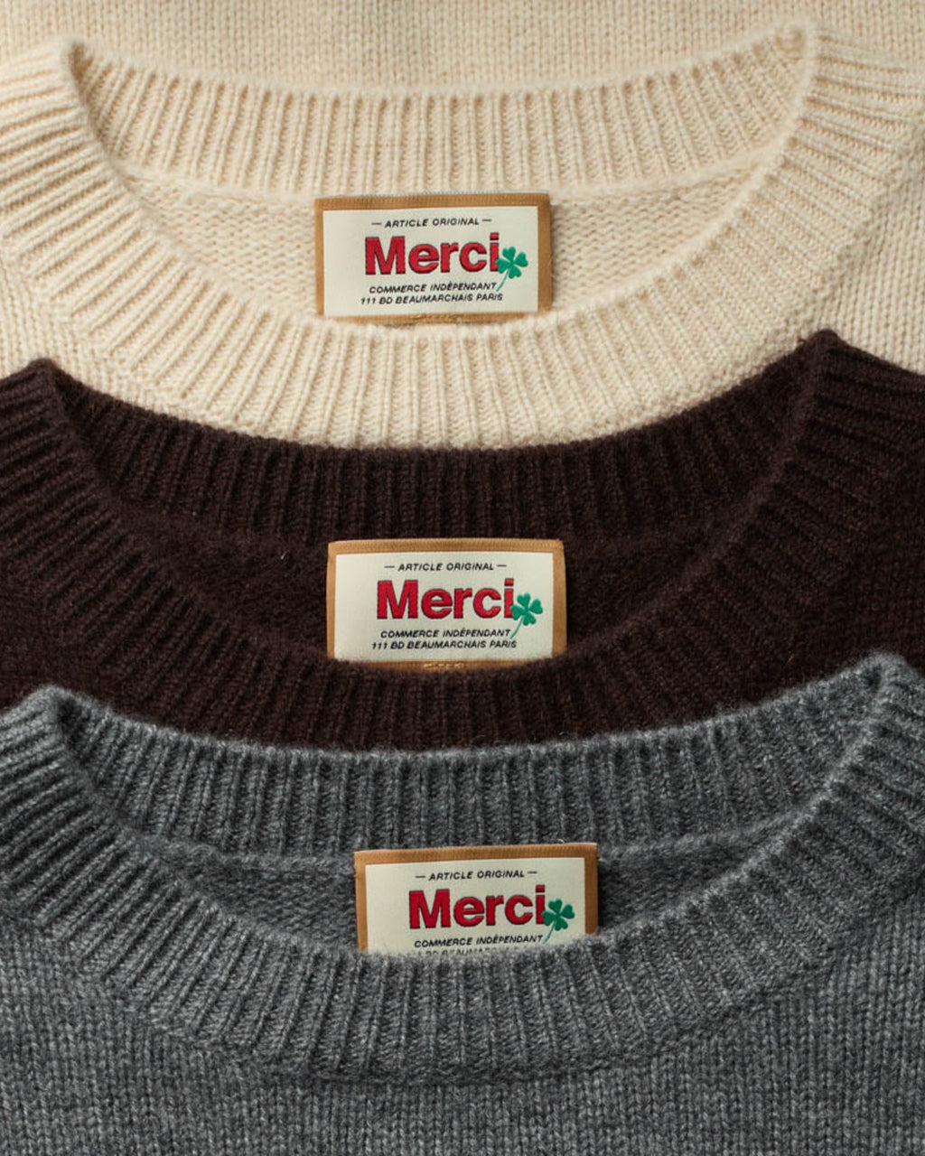 Merci - Charlotte sweater - Dark Brown