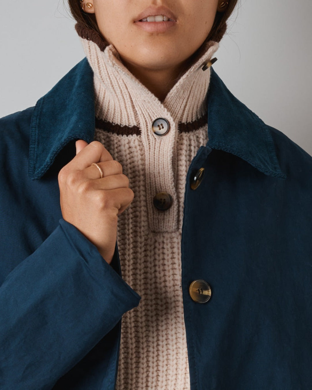 Merci - Mathilde Collar - Off-White & Brown