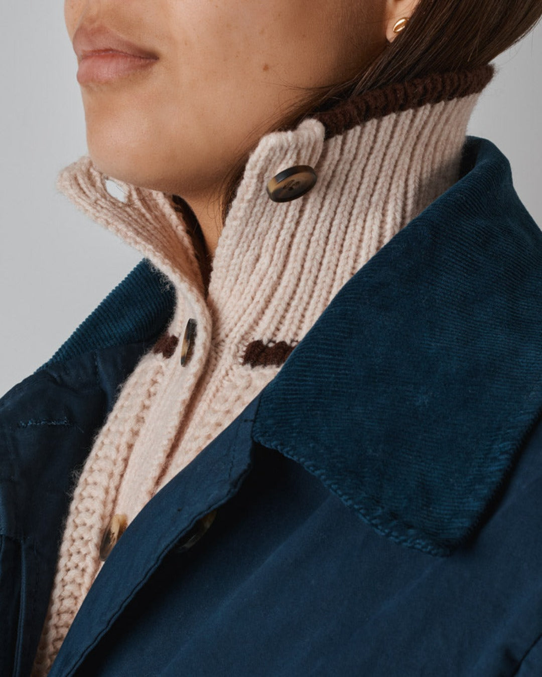 Merci - Mathilde Collar - Off-White & Brown
