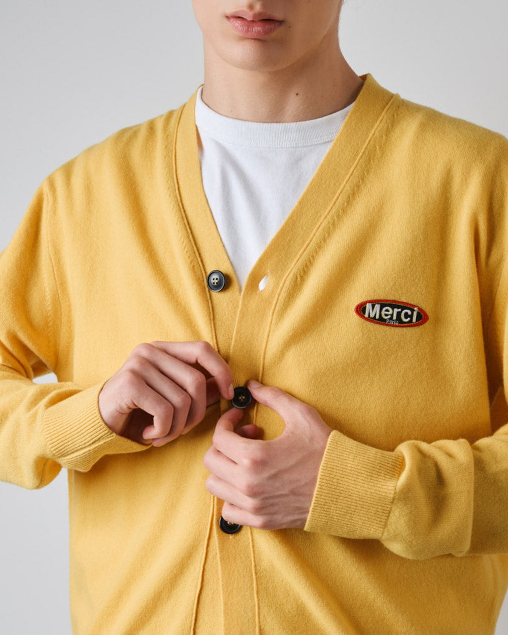Merci - Cardigan Charlie - Jaune