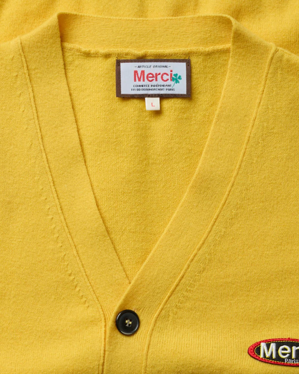 Merci - Cardigan Charlie - Jaune