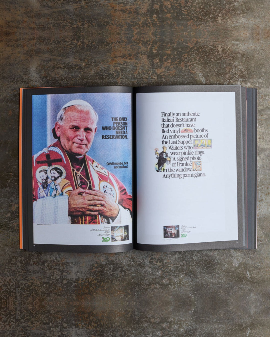 Blurring Books - Book - NYC Restaurant Ads