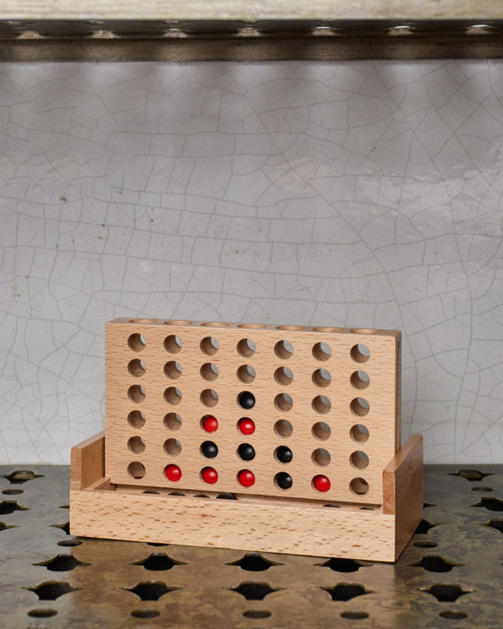 Kikkerland - Game - Wooden Connect 4