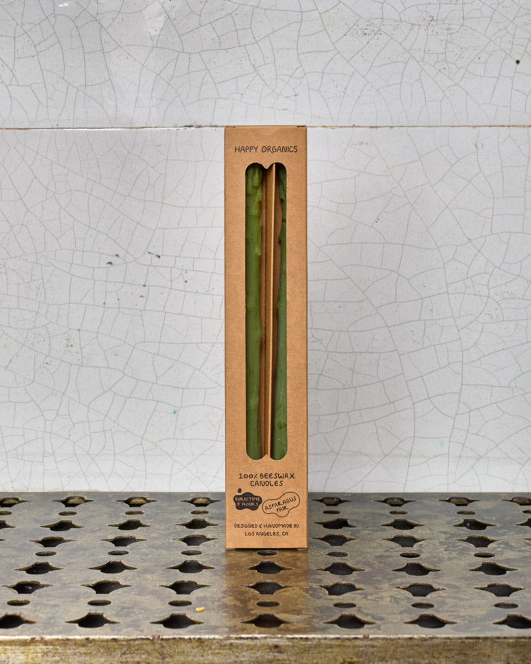 Happy Organics - Set of 2 Candles - Asparagus