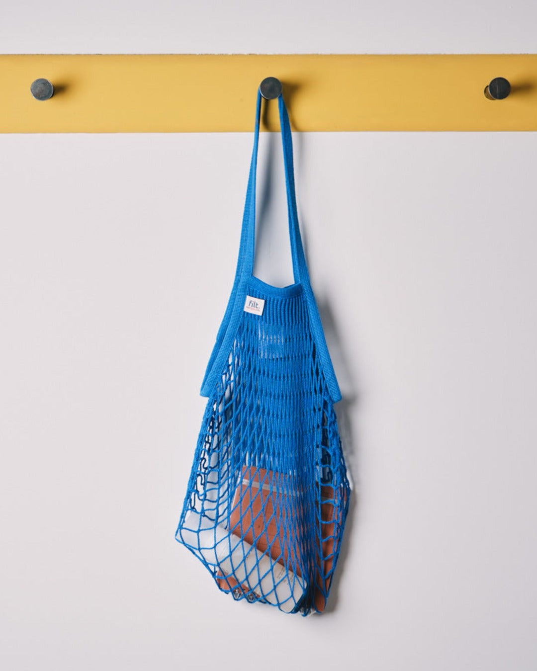 Filt - Filet À Provisions À Grandes Anses - Bleu Matisse