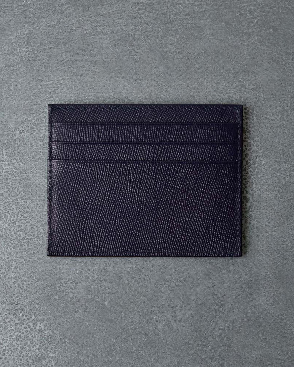 Merci - Flat Card Holder - Navy