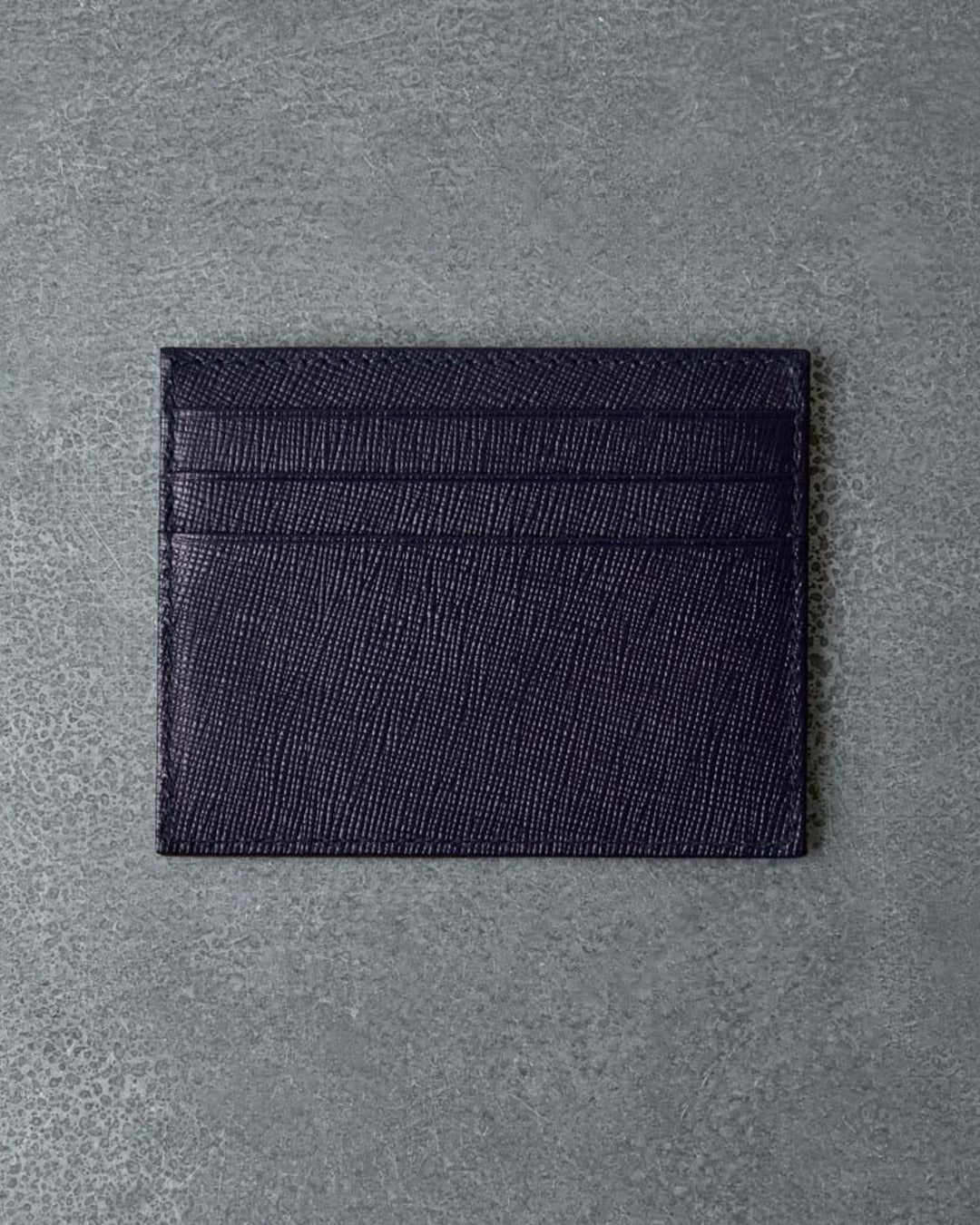 Merci - Flat Card Holder - Navy