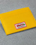 Merci - Flat Card Holder - Yellow