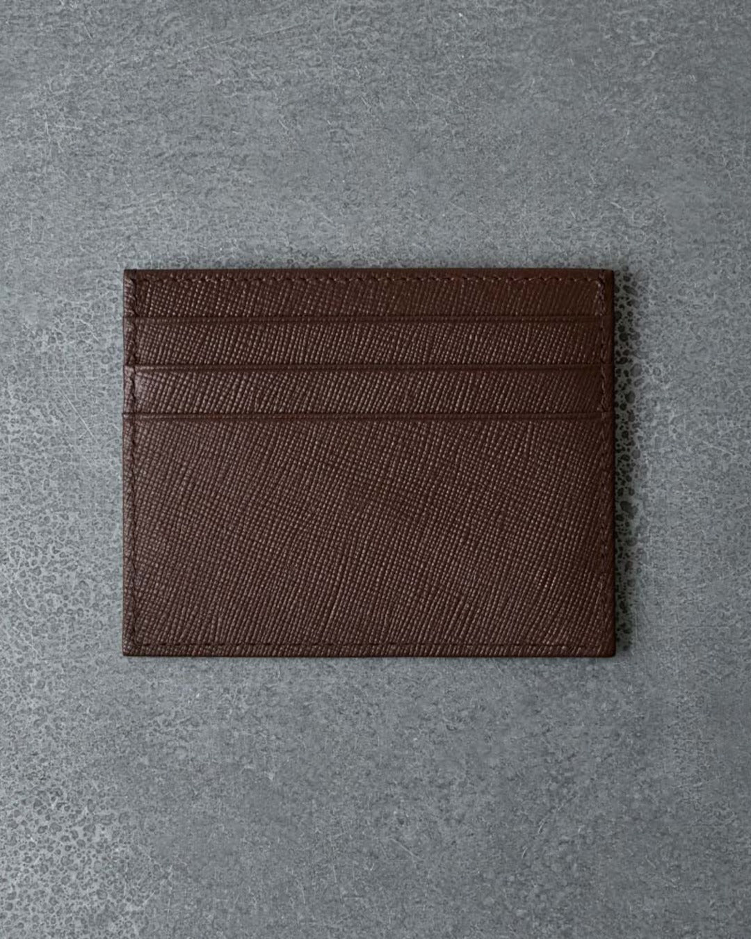 Merci - Flat Card Holder - Chocolate