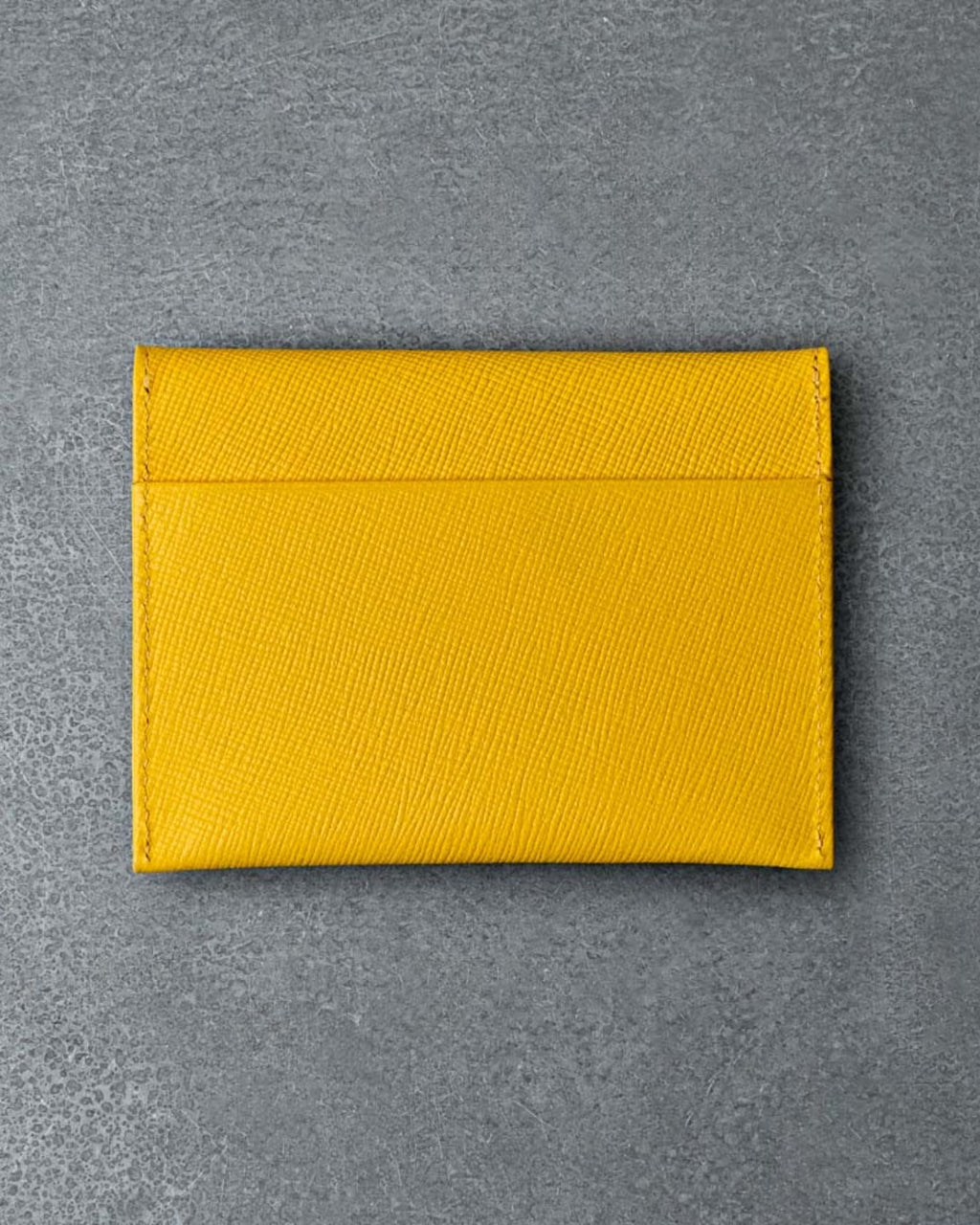 Merci - Porte Carte À Rabat - Jaune