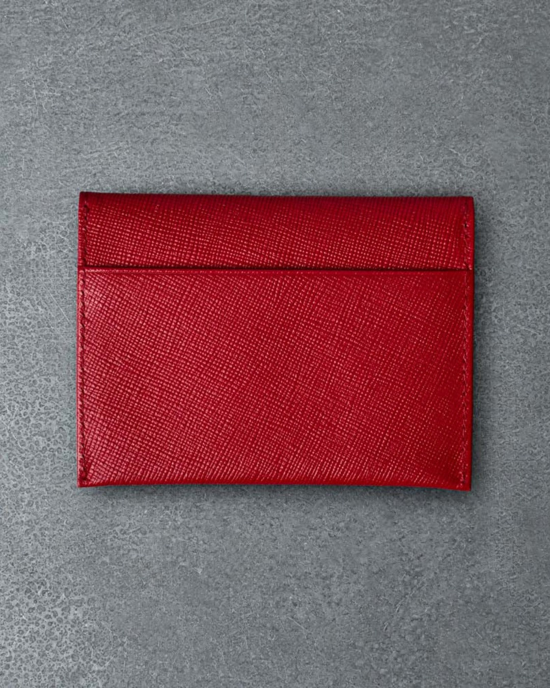 Merci - Porte Carte À Rabat - Rouge
