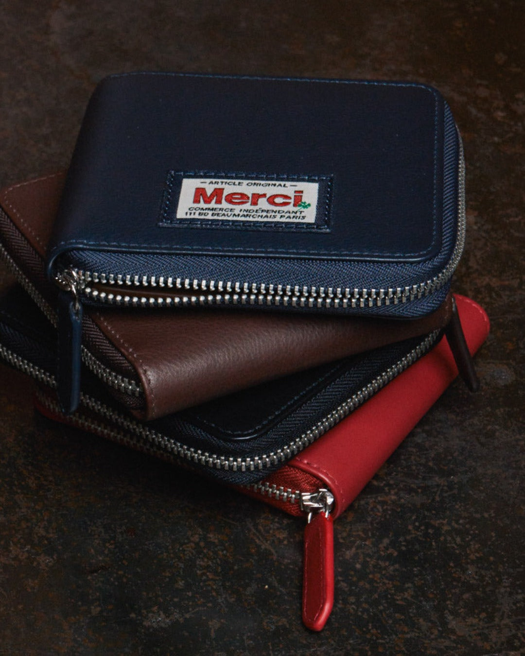 Merci - Zip Wallet - Black