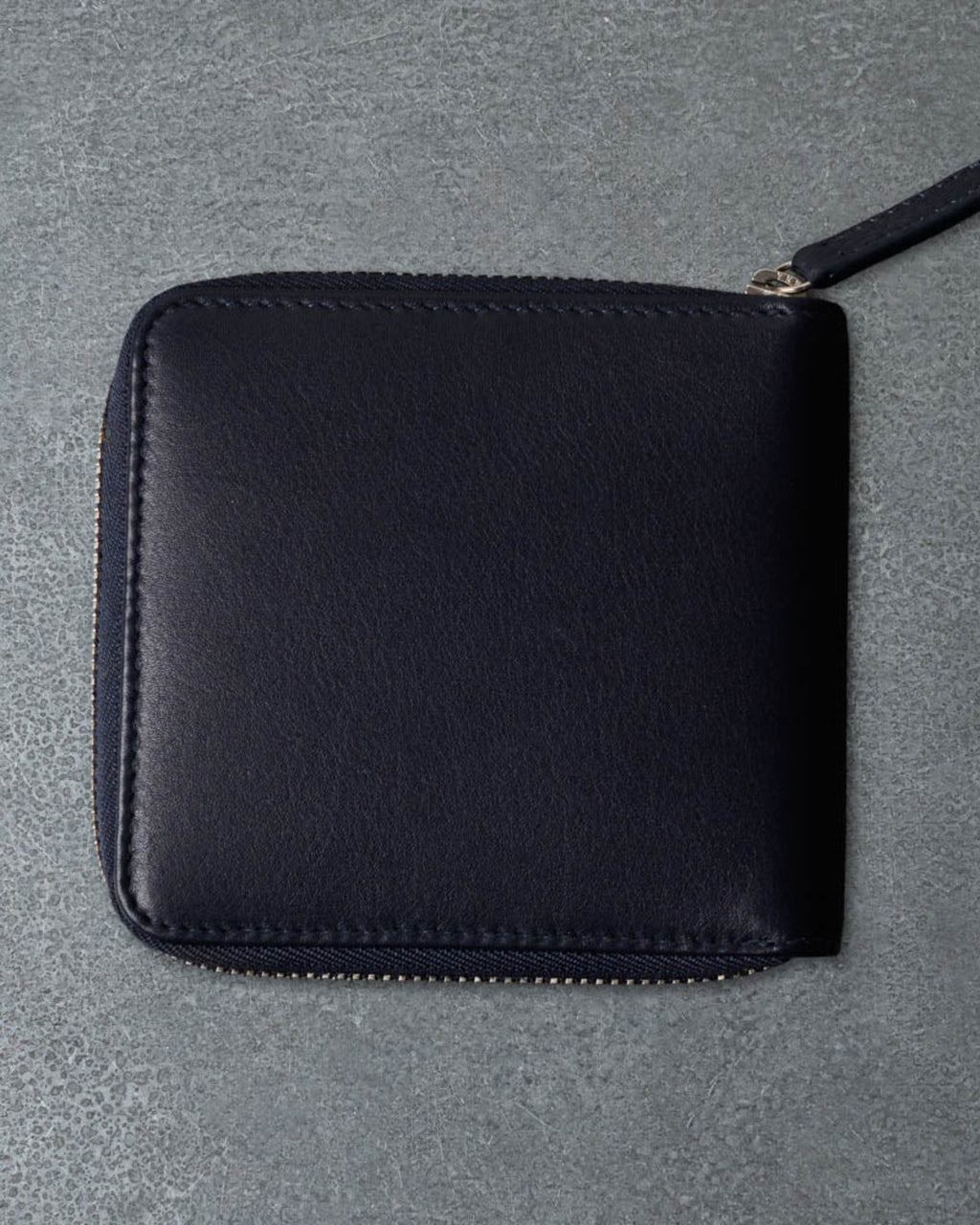 Merci - Porte Feuille Zip - Marine