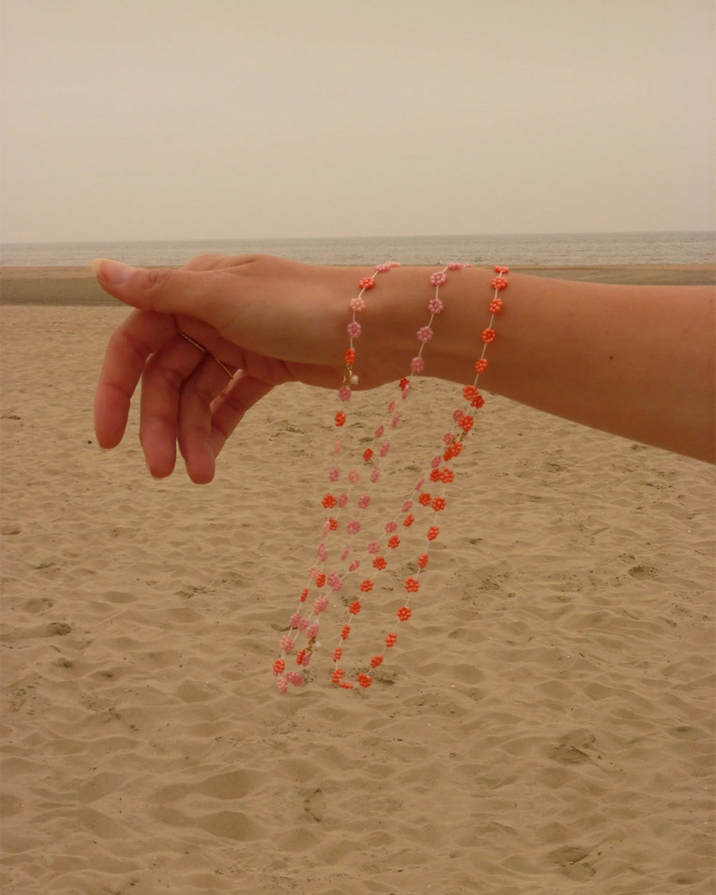 Labro - Collier Fiori N°45 - Corail Misto