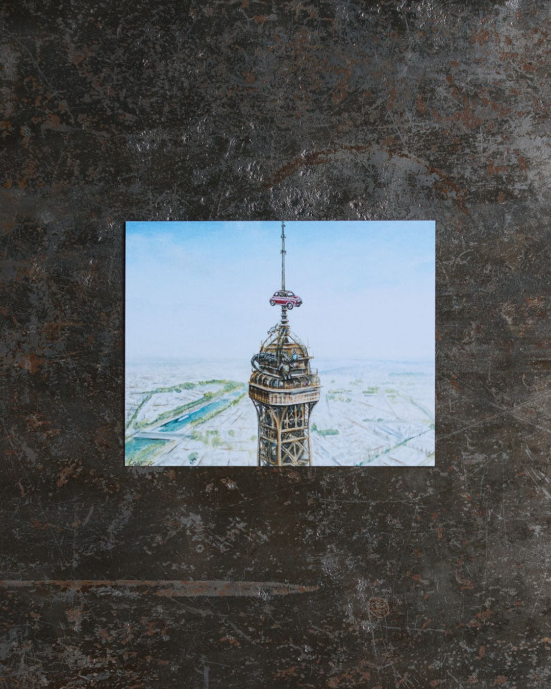 Merci x Travis Chapman - Carte Postale Found A Parking Spot