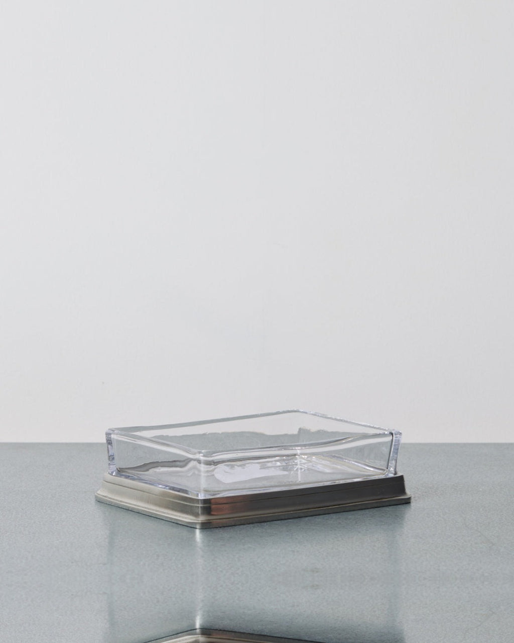 Cosi Tabellini - Glass and Pewter Soap Dish