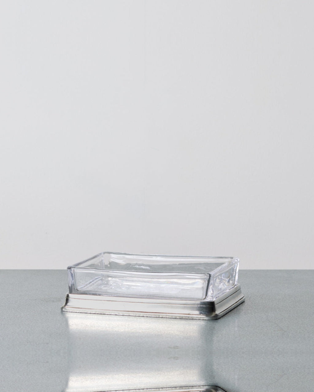 Cosi Tabellini - Glass and Pewter Soap Dish