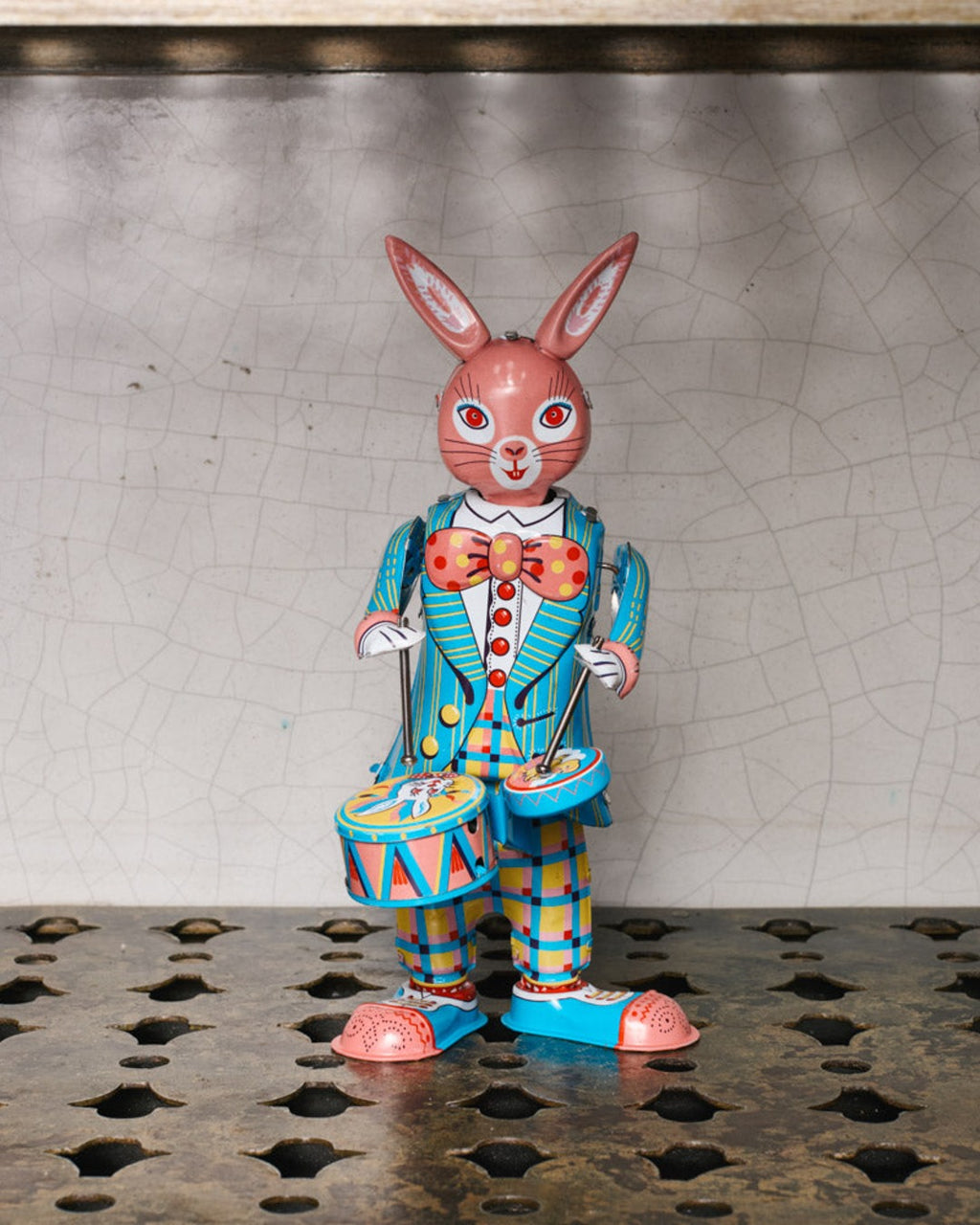 Die Blechfabrik - Toy - Rabbit with Drum