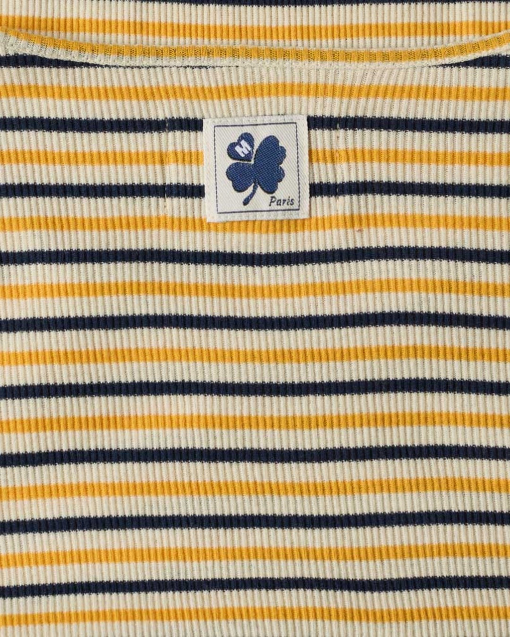 Merci - T-Shirt Carla - Marine & Jaune