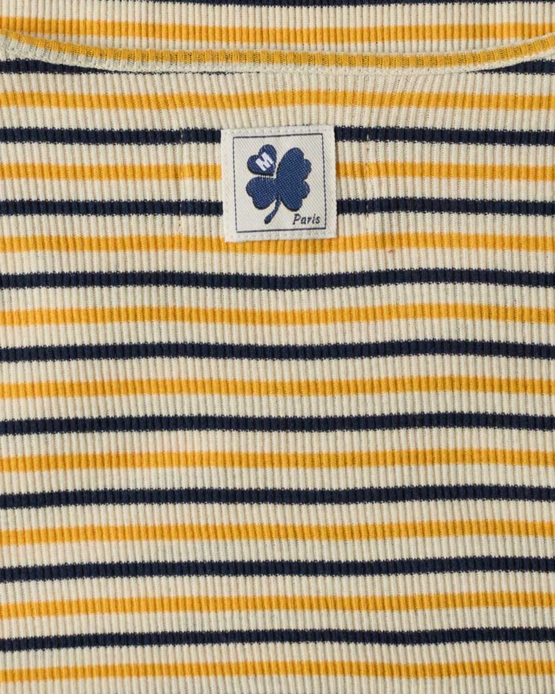 Merci - T-Shirt Carla - Marine & Jaune